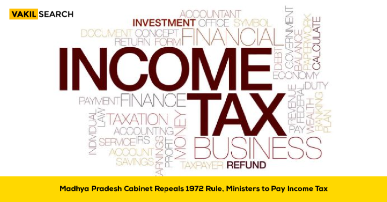 Madhya Pradesh Cabinet Repeals 1972 Rule: Ministers to Pay Tax