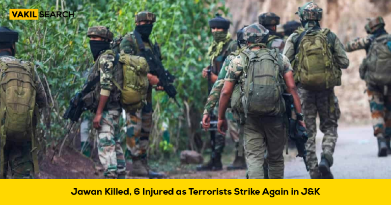 Jawan Killed, 6 Injured as Terrorists Strike Again in J&K