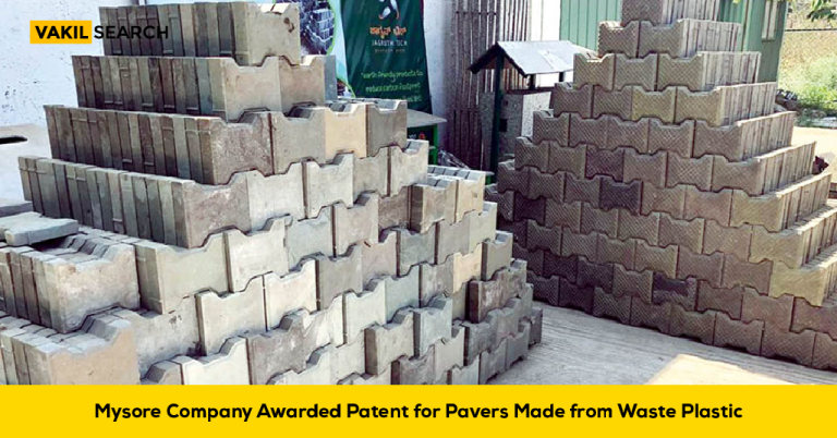 Mysore Company Awarded Global Patent for Pavers Made from Waste Plastic