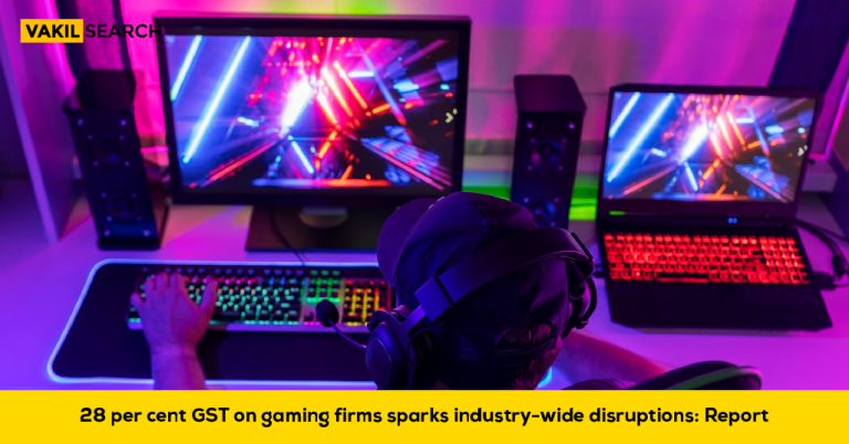 28% GST on Gaming Firms Sparks Industry-Wide Disruptions: Report