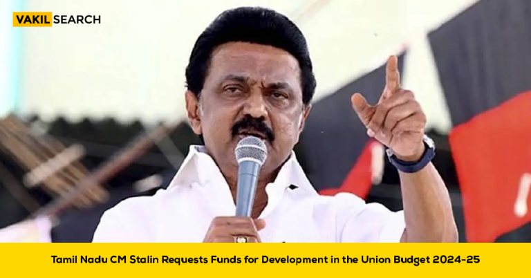 CM Stalin Requests Funds for Development in the Union Budget 2024-25