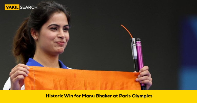 Historic Win for Manu Bhaker at Paris Olympics