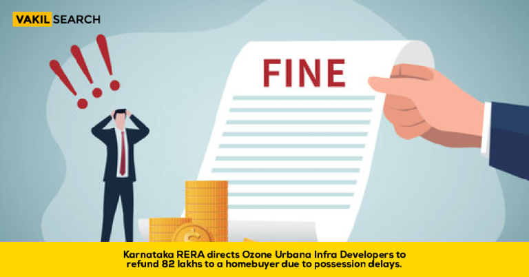 KRERA Directs Refund ₹82 Lakhs to a buyer Due to Possession Delays