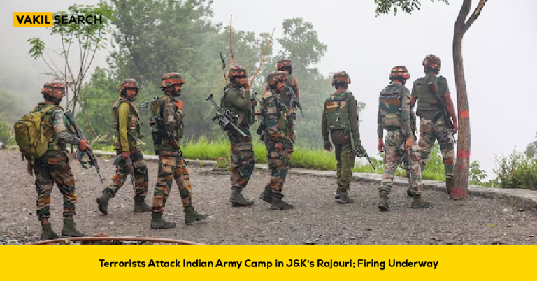 Terrorists Attacked Army Camp in J&K’s Rajouri