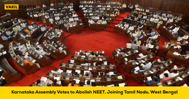 Karnataka Assembly Votes to Abolish NEET like Tamil Nadu & West Bengal