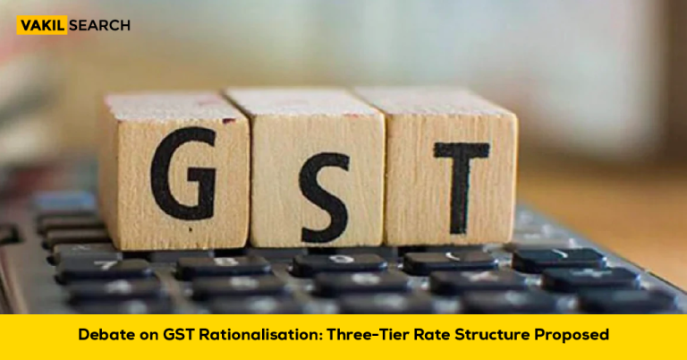 Debate on GST Rationalisation: Three-Tier Rate Structure Proposed