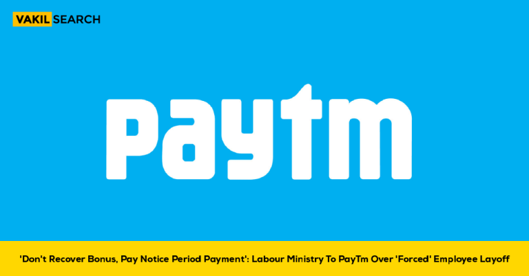 Labour Ministry Intervenes in Paytm Layoff Dispute: Employee to Receive Notice Period Payment