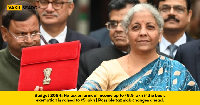 Budget 2024: No Tax on Annual Income up to ₹8.5 Lakh if the Basic Exemption Is Raised to ₹5 Lakh