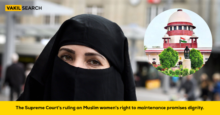 SC Verdict on Muslim Women’s Right to Maintenance