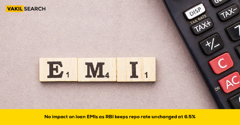 No Change in Loan EMIs as RBI Holds Repo Rate Steady at 6.5%