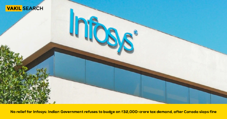 Infosys Faces Standoff with Indian Government Over ₹32,000-Crore Tax Demand