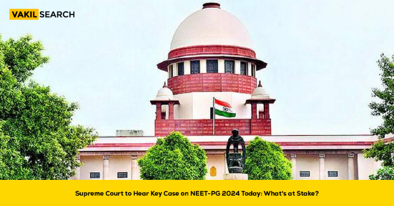 Supreme Court to Hear Key Case on NEET-PG 2024 Today