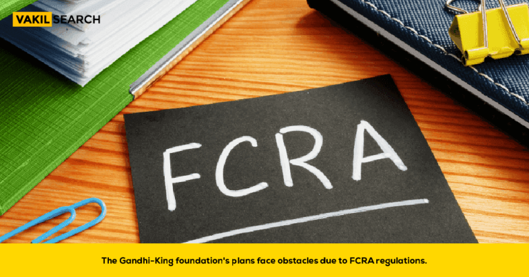 Gandhi-King Foundation’s Face Issues Due to FCRA Regulations