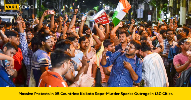 Massive Protests in 25 Countries: Kolkata Rape-Murder Sparks Outrage