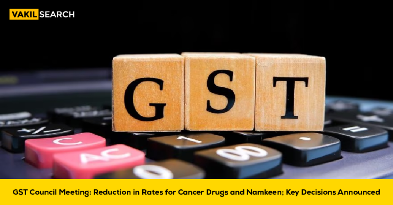 GST On Cancer Drugs and Namkeen Reduced