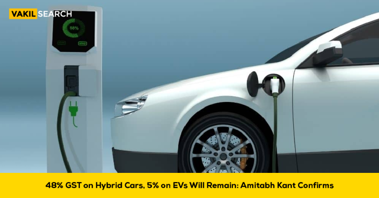 48% GST on Hybrid Cars, 5% on EVs Will Remain: Amitabh Kant Confirms