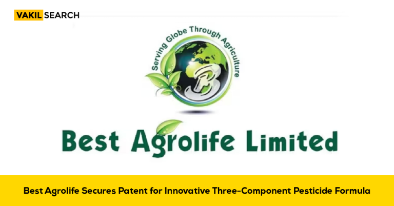 Best Agrolife Secures a Patent for Innovative Three-Component Pesticide Formula