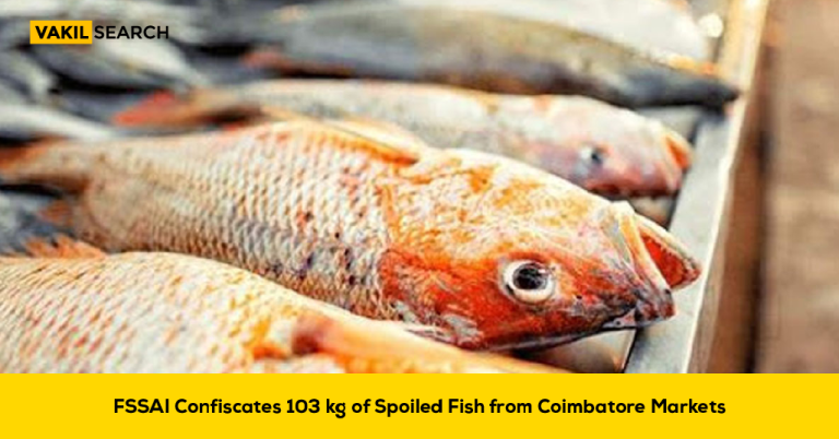 FSSAI Confiscates 103 kg of Spoiled Fish from Markets