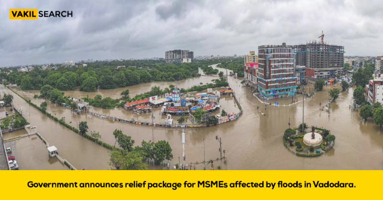 Government Announces Relief Package for MSMEs Affected By Floods in Vadodara