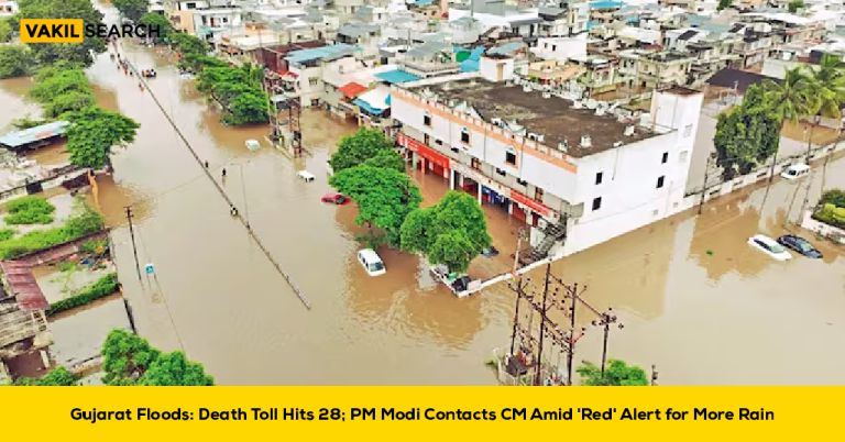 Gujarat Floods: Death Toll Hits 28; PM Modi Contacts CM