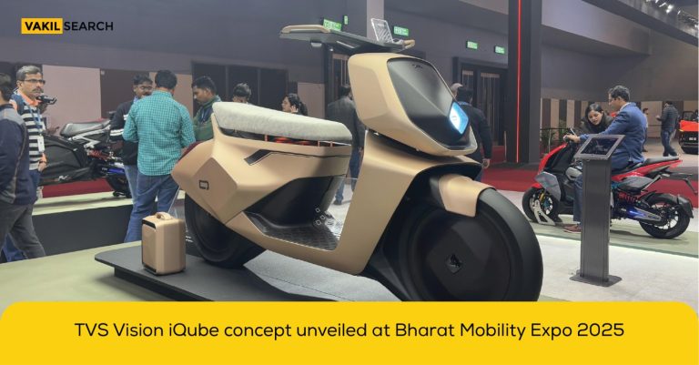 TVS Unveils Vision iQube Concept at Bharat Mobility Expo 2025