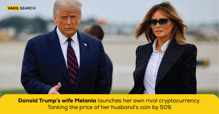 Melania Trump $MELANIA Causes a 50% Drop In Trump’s Coin