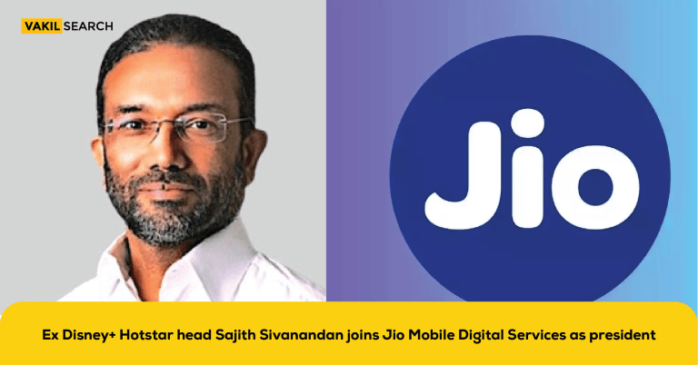 Sajith Sivanandan Appointed President of Jio Mobile Digital Services