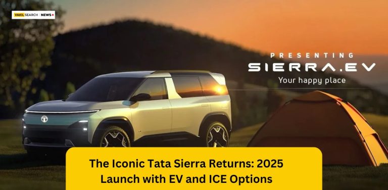 The Iconic Tata Sierra Returns: 2025 Launch with EV and ICE Options