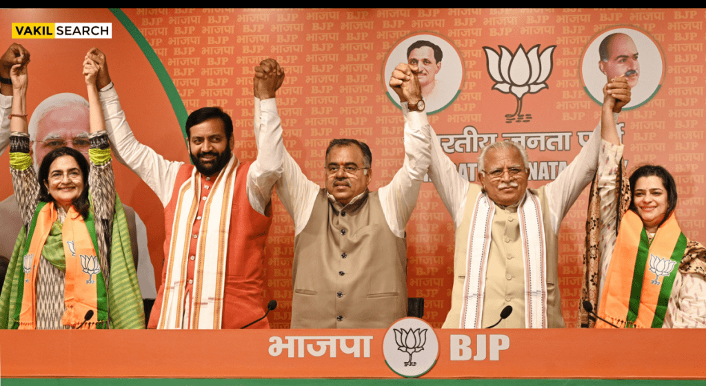 BJP land rights promise Haryana